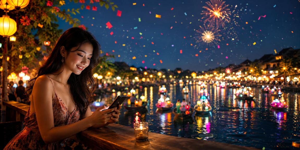 Thưởng di động tại Hội An với phong cách giải trí truyền thống kết hợp hiện đại